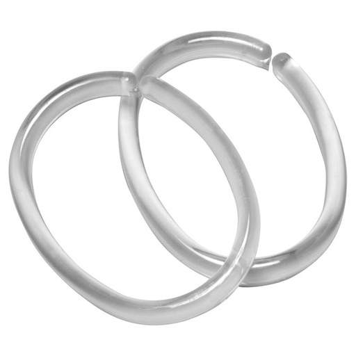 [61522] Clips Ring Zakje Transparant