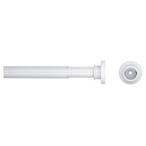 [65459] Seallux douchegordijnstang 80-130CM - wit