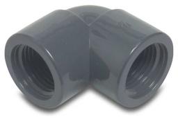[48211] Druk PVC bocht 4/4 - 90° FF