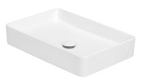 [78595] Quadro Opzetwastaf, - Rechthoekig - Wit - M/Keram,