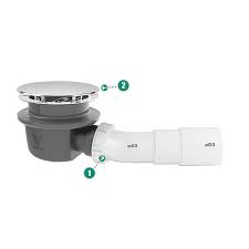 [78894] Douchesifon Kort H 60Mm Afloopgat 90Mm