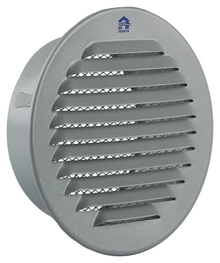 [80660] Renson 435/R inbouw schoepenrooster 115mm RAL9006