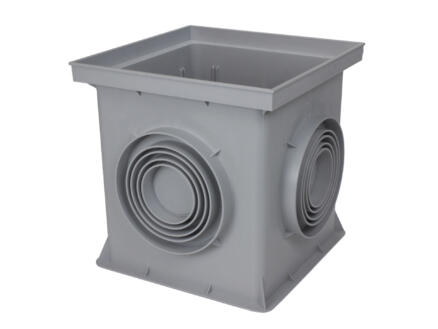 [83103] Inspectieput met bodem 200x200mm lichtgrijs