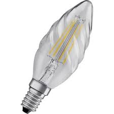 [83464] Led Kaars E14 470Lm 4W Ww Fil