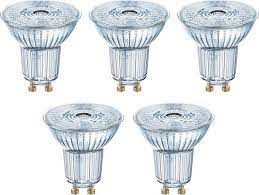 [83539] Led Base Par16Gu10 4,3W Ww 5X