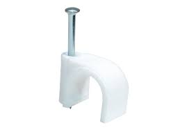 [83544] Nagelklem Rond 8Mm Wit - 50St