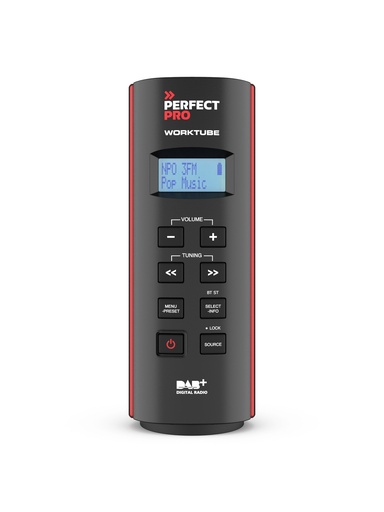[85262] WORKTUBE DAB+ - FM - BLUETOOTH - OPLAADBAAR - IP45