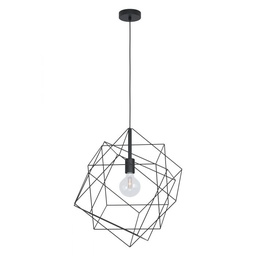 [85554] HANGLAMP STRAITON 1X6W L110CM - ZWART