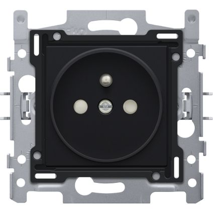 [85656] STOPCONTACT +A 21MM BLACK