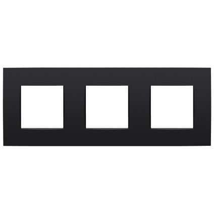 [85664] AFDEKPLAAT 3V HOR INTENSE M BLACK