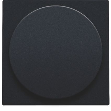 [85665] Niko centraalplaat draaiknop voor dimmer zwart