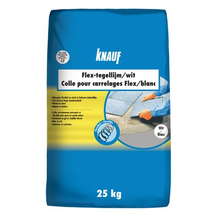 [85847] KNAUF FLEX TEGELLIJM C2TE 25KG - GRIJS
