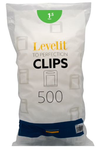 [85938] LEVELIT CLIPS 1.5MM - 500ST