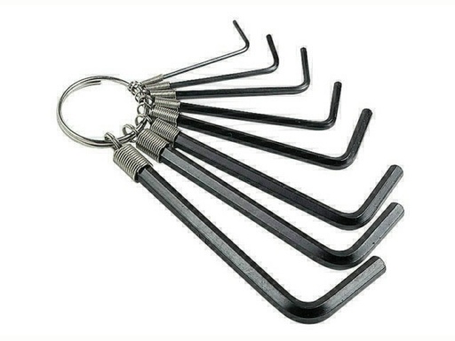 [49546] SET 8 INBUSSLEUTELS 1.5-6MM - OP RING