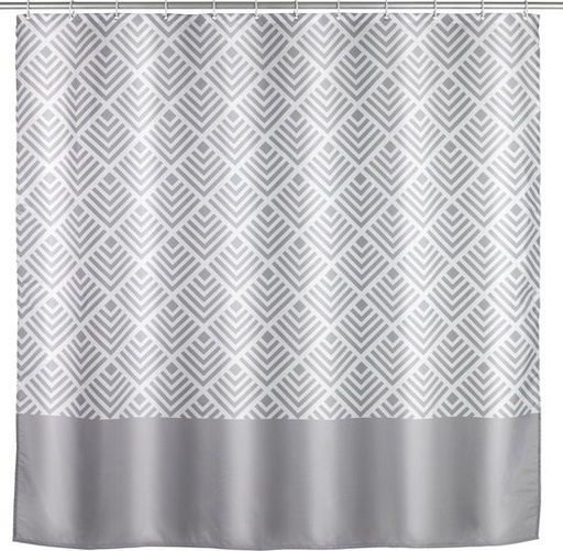 [85990] Wenko douchegordijn polyester Echo 180x200cm