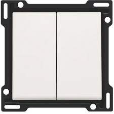 [86072] CENTRAALPLAAT SCHAKELAAR 2V WHITE