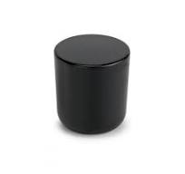 [86556] Knop - rond konisch - zwart - 25mm