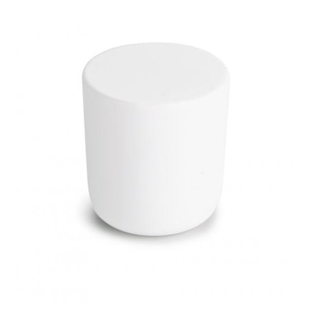 [86557] KNOP - ROND KONISCH - ZMK - WIT - 25MM