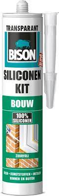 [89157] BISON SILICONEKIT BOUW 300ML KOKER TRANSPARANT
