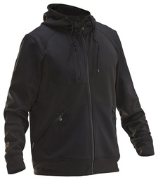 [89212] 5303 - HOODIE SPUN DYE ZWART