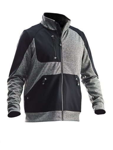 [89213] 5304 - JAS SPUN DYE GRIJS MELANGE/ZWART