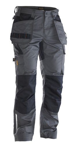 [92691] 2325 - STRETCH BROEK HP - DONKERGRIJS/ZWART