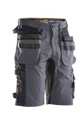 [89255] 2168 - CRAFTSMAN SHORT STRETCH GRIJS/ZWART