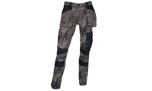 WERKBROEK MENDURA CAMO GREEN