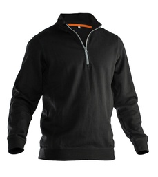 [89306] 5401 - HALFZIP SWEATSHIRT - ZWART