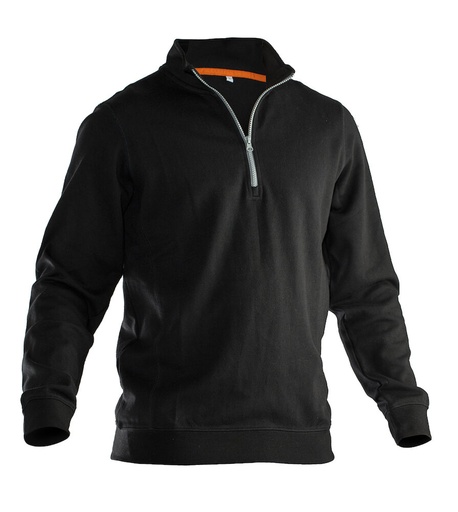 [89306] 5401 - HALFZIP SWEATSHIRT - ZWART