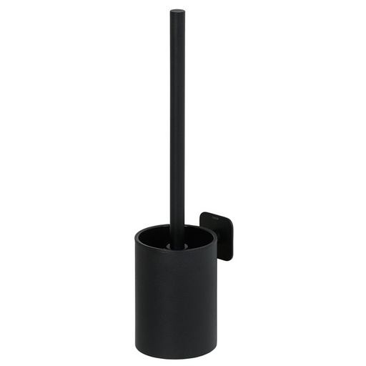 [89483] Colar toiletborstel met houder zwart