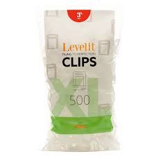 [89756] LEVELIT XL CLIPS 3MM LONG/500ST