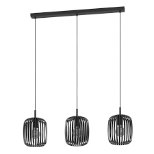 [89909] Pendel 90x20x110 staal zwart Romazzina