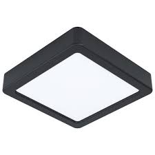 [89968] Fueva 5 opbouw - white - 16x16cm - 11W - zwart