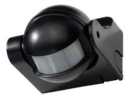 [90283] Bewegingsmelder wand 180 IP zwart