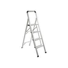 [90295] Trapladder 4 treden aluminium space