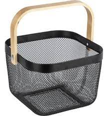 [92972] Opbergmand met handvat Bambusa