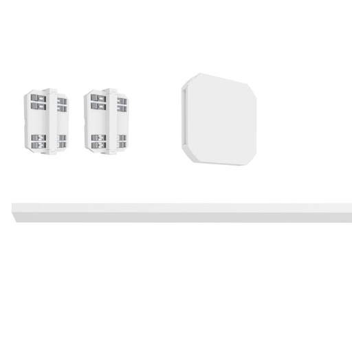 [93867] Track plus uitbreiding wit 1m