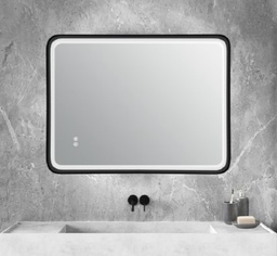 [94193] Lafiness Murano LED spiegel square m/zwarte rand 60x80cm