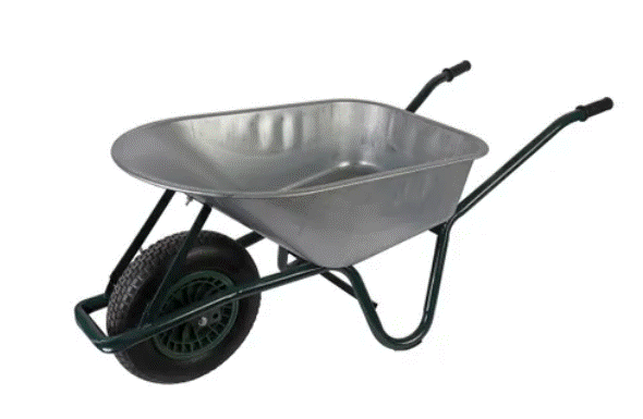 [94493] Kruiwagen verzinkt staal 85L KW104