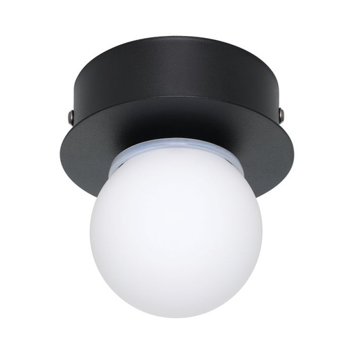 [94767] Eglo wand-/plafondlamp Mosiano zwart IP44