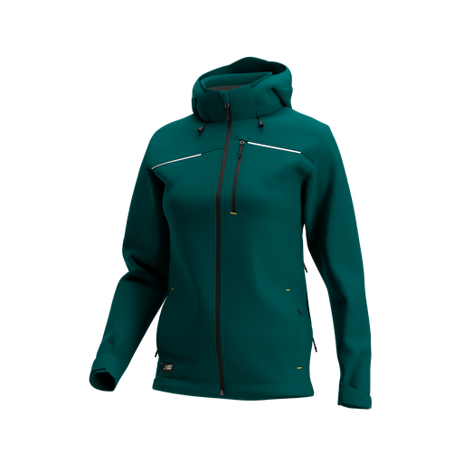 [95972] Dames Kasai softshell - t. blauw