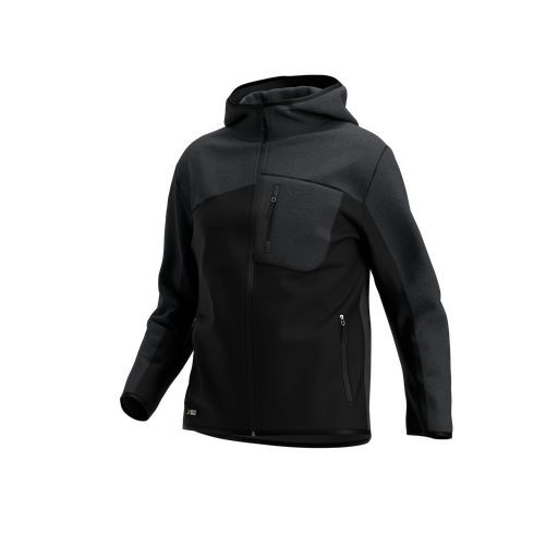 [96014] Oak hoodie zwart/grijs