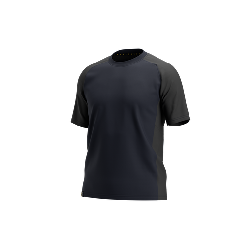 [96021] Oak T-shirt blauw/donkergrijs