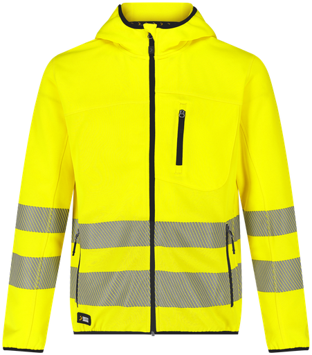 [96022] Scuti hoodie geel - High-Vis