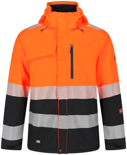 [96031] Scuti winterjas oranje - High-vis