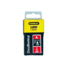 [96280] Stanley nieten 6mm type A - 1000stuks