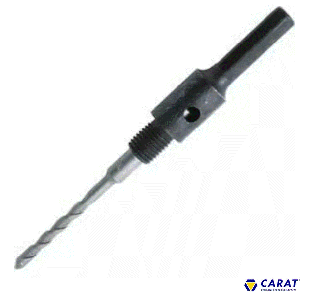[96646] Carat zeskant adapter HD M16 met spie + boor