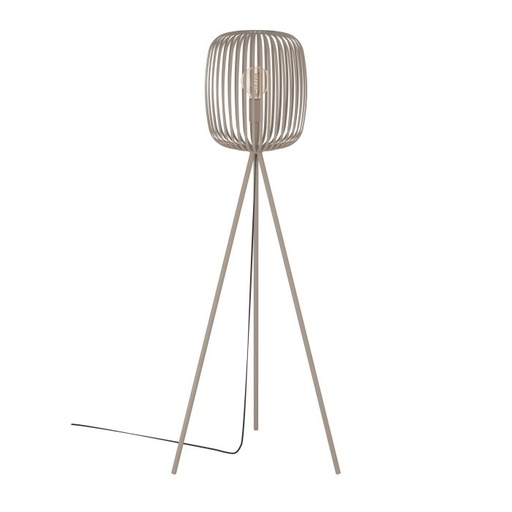 [96869] Eglo Romazinna staanlamp 1xE staal/zandkleur
