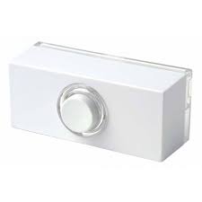 [50621] DRUKKNOP BEDRAAD LIGHTSPOT WIT